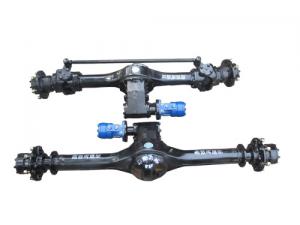 扒渣機雙馬達(dá)驅(qū)動專用車橋總成-專利產(chǎn)品